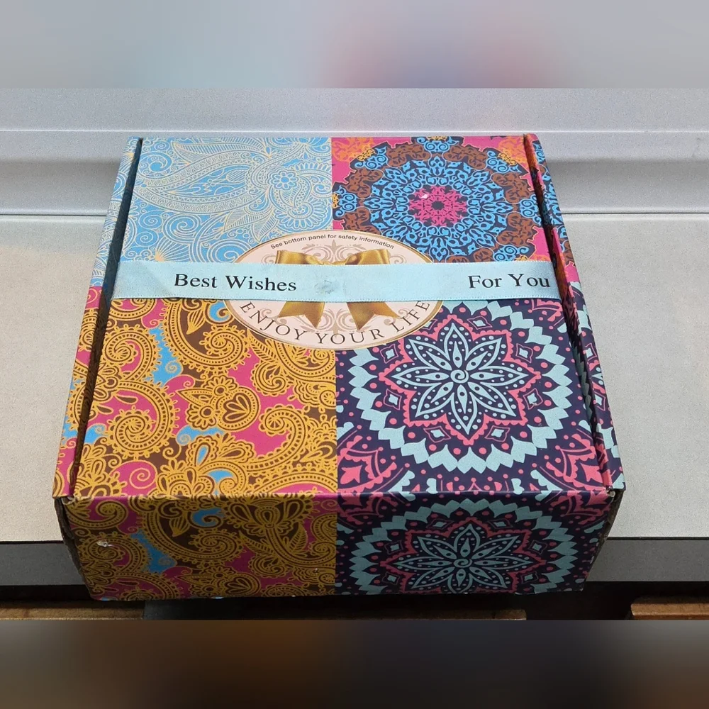 Giftset Candle Set Of 4 Aromatherapy Mandala Tins Soy Wax Candle